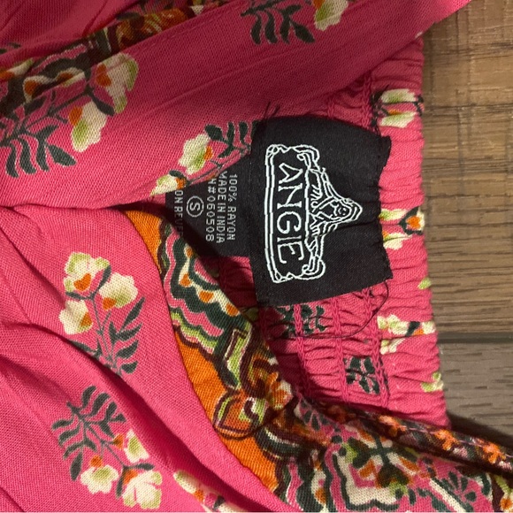 Angie Floral Pink and Orange tank top - Picture 5 of 6